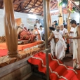 The Jagadgurus visiting Sri Somanatha temple in Mangalpady