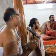 The Jagadgurus visiting Sri Somanatha temple in Mangalpady