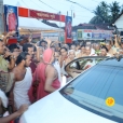 Sri Ramalingam, Vice President, All India Brahmins’ Federation leading the welcome of the Jagadgurus to Mattancherry, Kochi