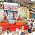 Dhuli Pada Puja being performed by Sri V S Parasurama Iyer of the Karanthayar Palayam Maha Samooham