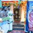 Sri Mahasannidhananam and Sri Sannidhanam gracing the Sri Bharati Tirtha Veda Pathashala run by Sri Ramalingam, Vice President, All India Brahmins’ Federation