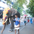 Welcome procession in Kollam