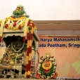 Sri Sannidhanam performing the nightly Sri Sharada Chandramoulishwara PUja