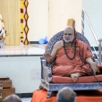 Sri Mahasannidhanam giving a Anugraha Bhashanam