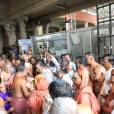 The Jagadgurus at the Shenbagavalli Sameta Poovananathar temple