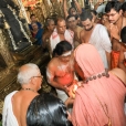 Sri Sannidhanam visiting the Sri Mahaganapati and Balasubrahmanya Swamy Temple