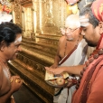 Sri Sannidhanam visiting the Sri Mahaganapati and Balasubrahmanya Swamy Temple