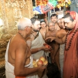 Sri Sannidhanam visiting the Sri Mahaganapati and Balasubrahmanya Swamy Temple