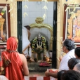 On March 31, 2017, Sri Sannidhanam had Darshan at the Rajaganapati temple in Shiva Nagar