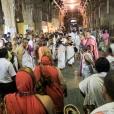 In the evening of April 3, 2017, the Ubhaya Jagadgurus were accorded a traditional welcome at the Sri Meenakshi Sundareshwarar temple