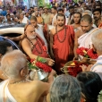 Thereafter the Ubhaya Jagadgurus went to the Sringeri Shankara Math in Amman Sannidhi Street