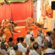 Dhuli Pada Puja was performed by the family of Sri Sundara Sharma