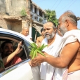 Sri Sannidhanam arrives in Thimmachipuram