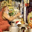 Sri Mahasannidhanam performs Abhisheka during Narasimha Jayanti Puja