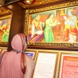 Sri Sannidhanam visiting the Ramayana Darshanam photo exhibition, Vivekananda Kendra, Kanyakumari