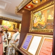 Sri Sannidhanam visiting the Ramayana Darshanam photo exhibition, Vivekananda Kendra, Kanyakumari