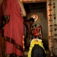 Then, Sri Sannidhanam had Darshan at the Sri Meenakshi Sundareshwarar Temple