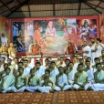 The Jagadgurus with the Adhyapakas and Vidyarthis of the Melmangalam Pathashala
