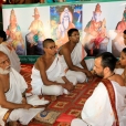 A Veda-Vedanta Sadas was held in Melmangalam in the divine presence of the Ubhaya Jagadgurus