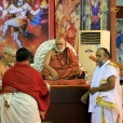 Scholars who participated in the Veda-Vedanta Sadas were honoured