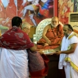 Scholars who participated in the Veda-Vedanta Sadas were honoured