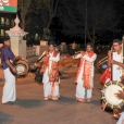 Sri Sannidhanam was led in a silver ratha to Abhinava Shankaralaya