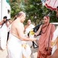 Sri Sannidhanam graced the Jnanodaya Pre-University College run under the auspices of the Sringeri Math