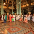 Jagadgurus visit the Amba Vilas Palace of the Mysuru Royal family