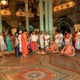 Jagadgurus visit the Amba Vilas Palace of the Mysuru Royal family