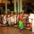 Jagadgurus visit the Amba Vilas Palace of the Mysuru Royal family