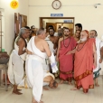 The Jagadgurus at the Sringeri Shankara Math at Nagerocoil
