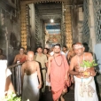 Sri Sannidhanam visiting the renowned Kshetram of Suchindram