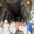 Sri Sannidhanam visiting the renowned Kshetram of Suchindram