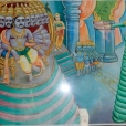 Thereafter, the Jagadgurus proceeded towards the Anjaneya Swamy temple at Namakkal and had Darshan