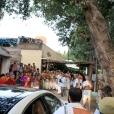 In the evening of May 6, 2017, the Jagadgurus were welcomed reverentially upon arrival at the Agrahara of Nerur, one of the Samadhi sites of the renowned Jivanmukta, Sri Sadashiva Brahmendra