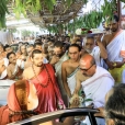 The Jagadgurus arrived at the newly constructed Sringeri Shankara Math in the Nerur Agrahara