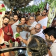 The Jagadgurus arrived at the newly constructed Sringeri Shankara Math in the Nerur Agrahara