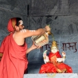 Sri Sannidhanam performing the Kumbhabhisheka ceremonies for Sri Sharadamba