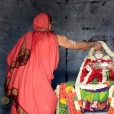 Sri Sannidhanam performing the Kumbhabhisheka ceremonies for Sri Sharadamba