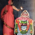 Sri Sannidhanam performing the Kumbhabhisheka ceremonies for Sri Sharadamba