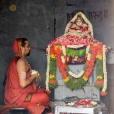 Sri Sannidhanam performing the Kumbhabhisheka ceremonies for Sri Sharadamba
