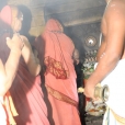 Jagadgurus having Darshan at Darshan of Mangalamba Sameta Mangalaankureshwarar