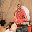 Sri Sannidhanam giving a Anugraha Bhashanam