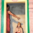 Sri Sannidhanam performing the Kumbhabhisheka at the shrine of Sri Adi Shankaracharya at the Sringeri Shankara Math in Palamadai