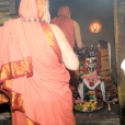 Jagadgurus at the Gomati Ambal Sameta Agneeshwarar temple in Melnattham