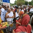 Jagadgurus at the Shasta temple in Melnattham