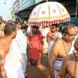 The Jagadgurus at the Sri Dandayudhapani temple in Palani