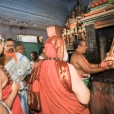 In the morning, the Jagadgurus visited the temple of Sri Bala Subrahmanya Swamy