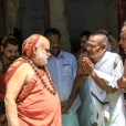 In the morning, the Jagadgurus visited the temple of Sri Bala Subrahmanya Swamy