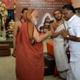 The Jagadgurus graced the public function organised at the Pravachana Mandiram of the Sringeri Shankara Math in Periyakulam